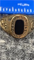 10K Gold State Championship Ring 4.2 Grams