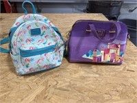 Disney loungfly purses one 9x5 and one 11x4