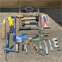 Assorted Hammers & Miscellaneous Items