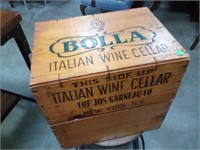 Bolla italian wine cellar wine box