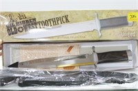OLD WEST TOOTHPICK FIXED BLADE KNIFE NEW IN BOX