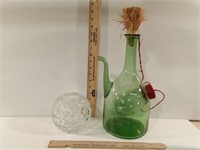 Homco Fairy Lamp And Decanter