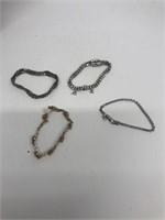 Group of 4 bracelets