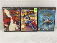 LOT OF 3 PS2 GAMES - MEGA MAN ANNIVERSARY