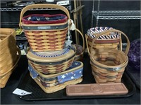 Patriotic Longaberger Baskets, Cracker Basket