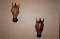 Pair of Wood Carved African Masks