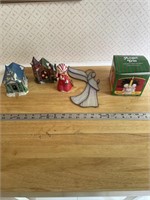 Christmas Lot - Angel, Merry Bells, Candle Holder