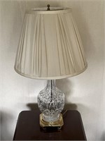Glass base lamp - 27"