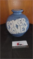 Poker money coin bank
