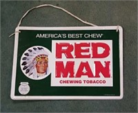 America's best chew Red Man sign