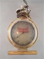 Vintage Budweiser Beer Clock - Non Working 18" H