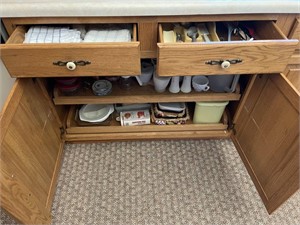 Contents of Drawers & Cupboard
