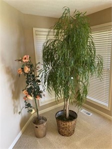 2 Artificial Plants in Planters