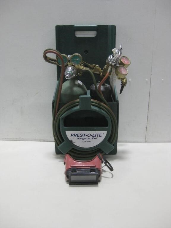 Prest-O-Lite Kart & Welding Torch Set See Info