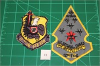 12th Tac Ftr Ron (2 Patches) Vietnam USAF Military