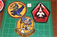 153rd TRS; 160th TRS; 165th TRS (3 Patches) USAF M