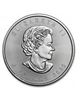 1oz .999 Silver 2020 Canada $5 Coin