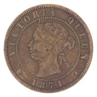 Canada Prince Edward Island 1871 Cent