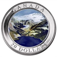 99.99 Silver 2003 RCM The Rockies $20 Coin