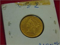 (1) 1907-D Liberty Head $5 GOLD half eagle