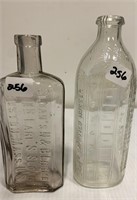 Antique Kellogg's Baby Bottle & Liniment Bottle