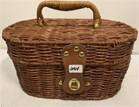 Wicker Lunch Basket (NO SHIPPING)