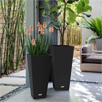 $140 - 2-Pk Veradek 30" Tall Square Planter