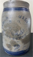 Salt Glazed 2 Gal. Stoneware Crock Cobalt