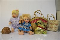 Dolls & Wicker Purses