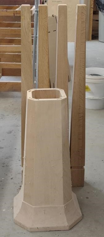 Wood Pedestal & Legs (35")