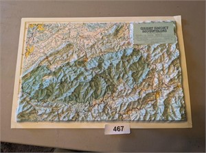 Great Smoky Mountains 1995 Area Map