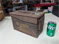 VTG Metal Ammo Box .38 cal