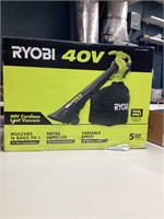 RYOBI 40v cordless leaf vacuum (tool only)