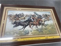 "THE LAST STAND" FRANK McCARTHY SIGNED NUMBERED PR