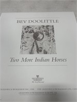 "TWO MORE INDIAN HORSES" B DOOLITTLE  SIGNED,NUMBD