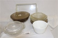 PYREX DISHES BOX LOT