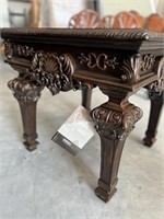 AMAZING ORNATE SQUARE END TABLE