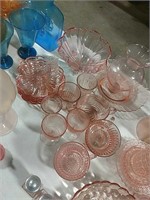 Group Pink Depression & Vintage Glass