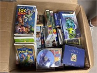 Big Box of CDs and VHS