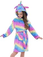 New Doctor Unicorn Soft Unicorn Hooded Bathrobe