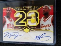 Michael jordan, LeBron James duel Exquisite