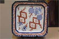 Japanese Imari? Square Plate