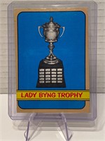Lady Byng Trophy Card 1972 Topps
