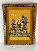 Stitched Soldier framed Picture