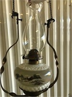 Hanging Lamp Frame with Scenic Font