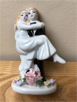 Vintage Porcelain Bride & Groom Figurine