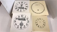 Antique clock transfers, pictures and clock