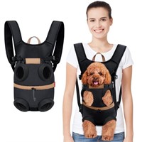Lekereise Dog Carrier Backpack Adjustable Pet Fron