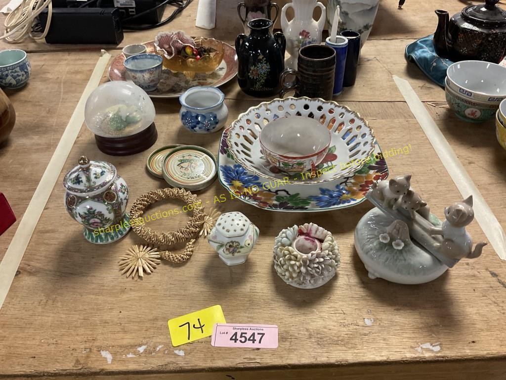Vases,music box,Knick knacks & collectible’s