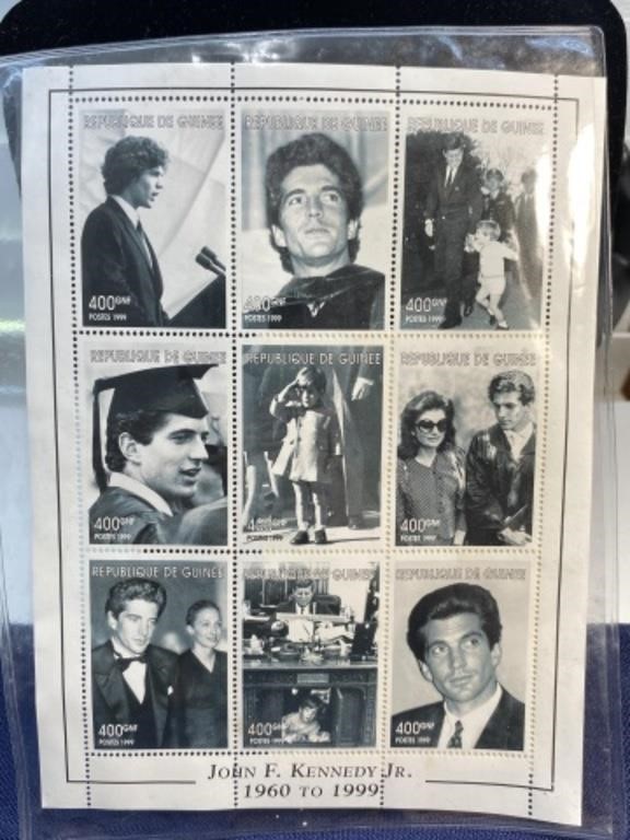 John Kennedy Junior memorial stamps set